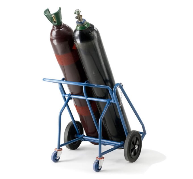 Double Gas Cylinder Trolley