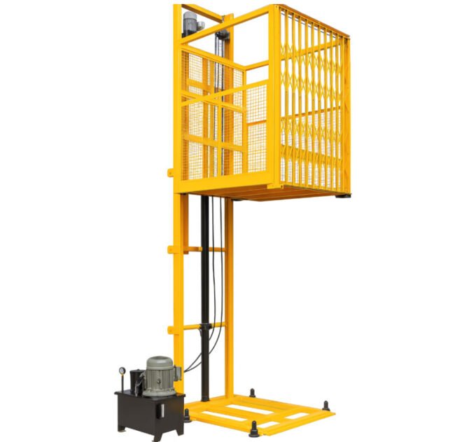 Hydraulic Single Mask Goods Lift